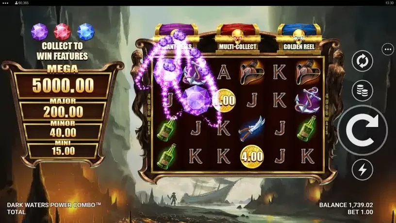 Dark Waters Power Combo slot screenshot 3