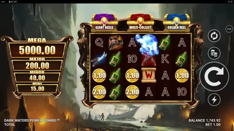 Dark Waters Power Combo slot screenshot 2