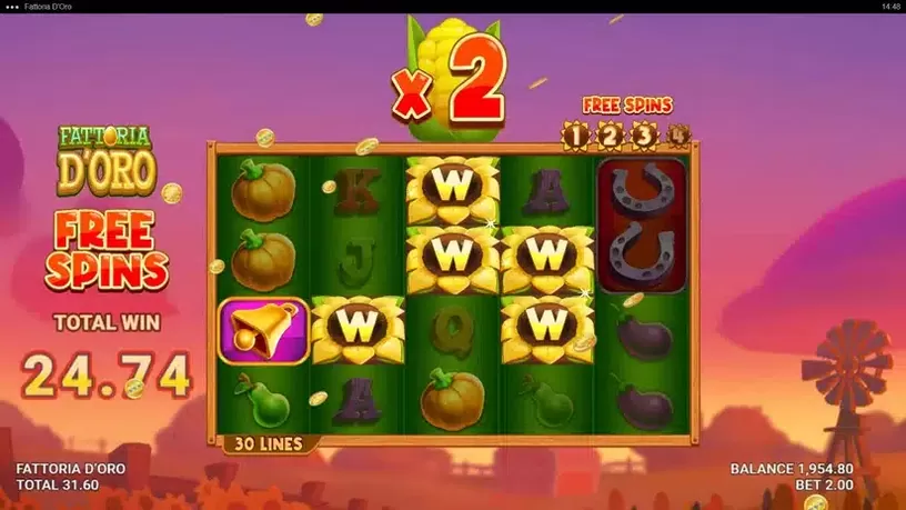 Fattoria D’Oro slot screenshot 6
