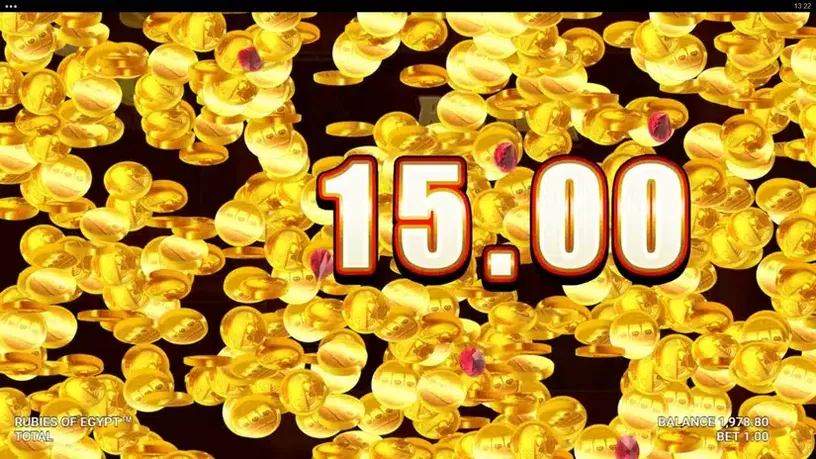 Rubies of Egypt slot screenshot 4