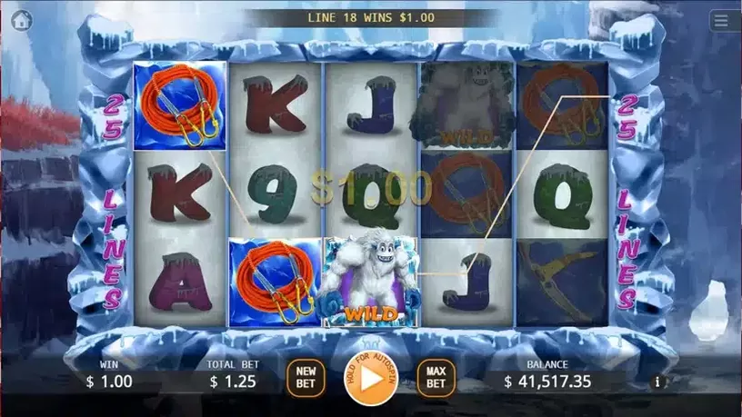 Bigfoot Yeti slot screenshot 3