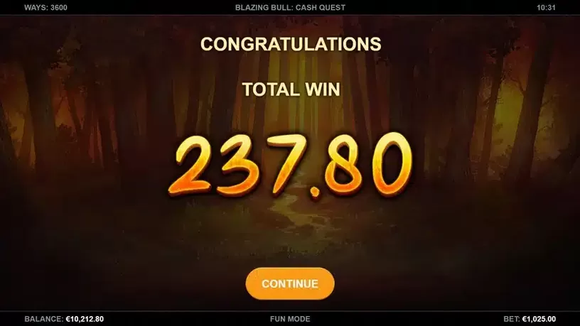 Blazing Bull: Cash Quest slot screenshot 8