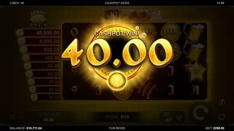 Cashpot Kegs slot screenshot 6