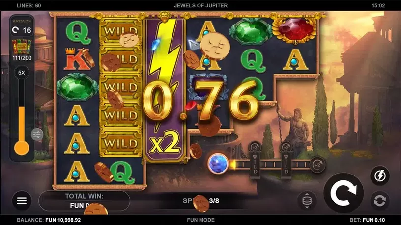 Jewels of Jupiter slot screenshot 5