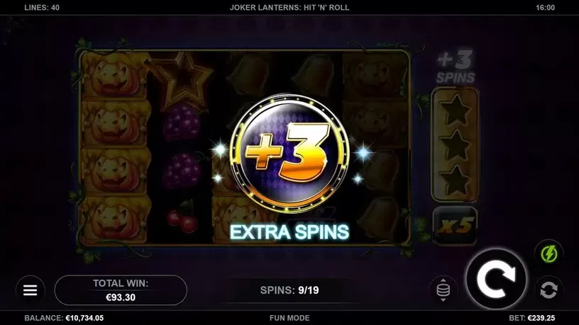 Joker Lanterns Hit’N’Roll slot screenshot 7