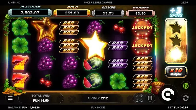 Joker Leprechauns slot screenshot 5