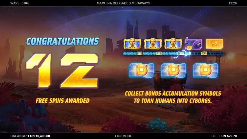 Machina Reloaded Megaways slot screenshot 3
