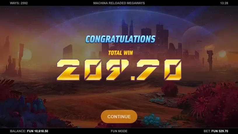 Machina Reloaded Megaways slot screenshot 8