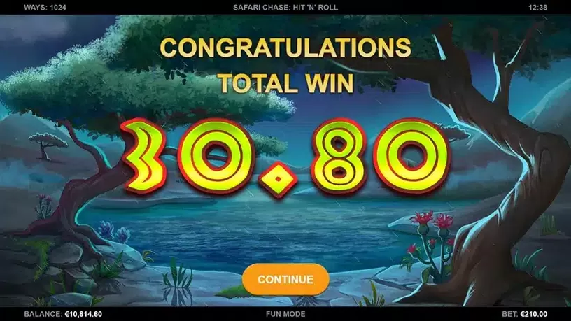 Safari Chase Hit ‘n’ Roll slot screenshot 7