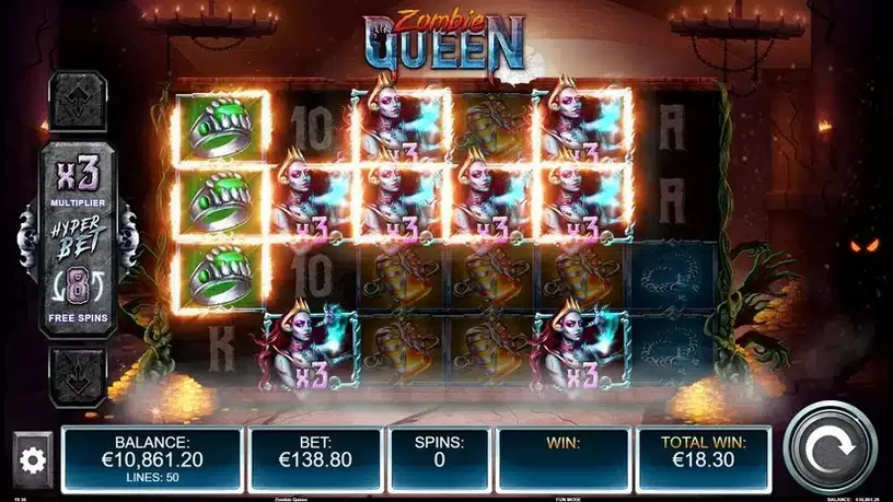 Zombie Queen slot screenshot 4
