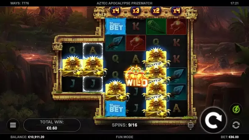 Aztec Apocalypse PrizeMatch slot screenshot 4