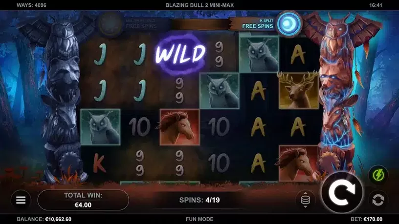 Blazing Bull 2 Mini-Max slot screenshot 8
