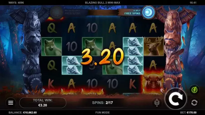 Blazing Bull 2 Mini-Max slot screenshot 7