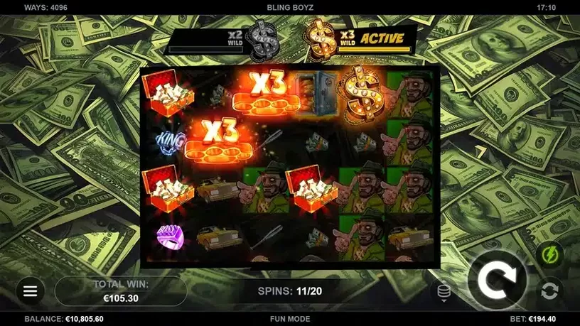 Bling Boyz slot screenshot 5