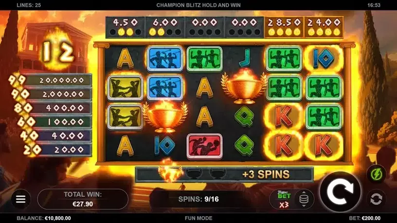 Champion Blitz Hold and Win slot screenshot 5