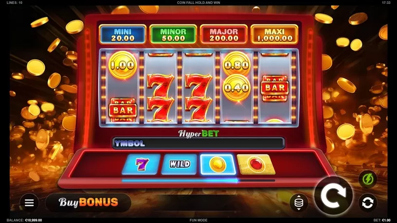 Coin Fall Hold and Win slot screenshot 1