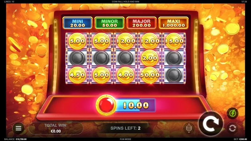 Coin Fall Hold and Win slot screenshot 3