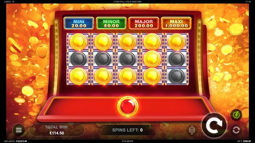 Coin Fall Hold and Win slot screenshot 4