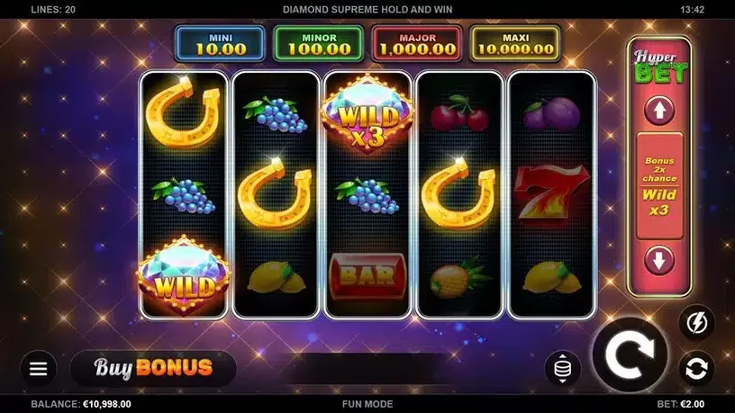 Diamond Supreme Hold and Win slot screenshot 1