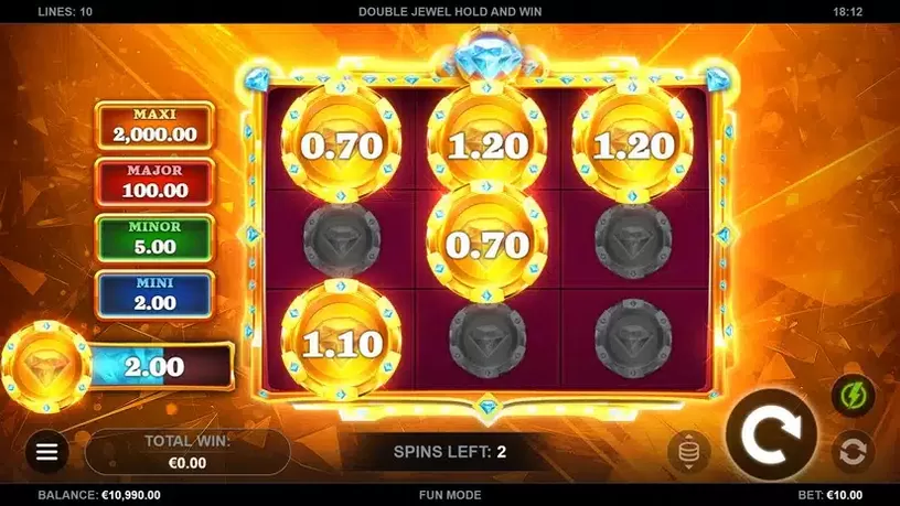 Double Jewel Hold and Win slot screenshot 4