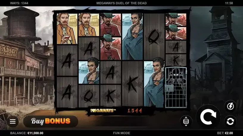 Duel Of The Dead Megaways slot screenshot 1