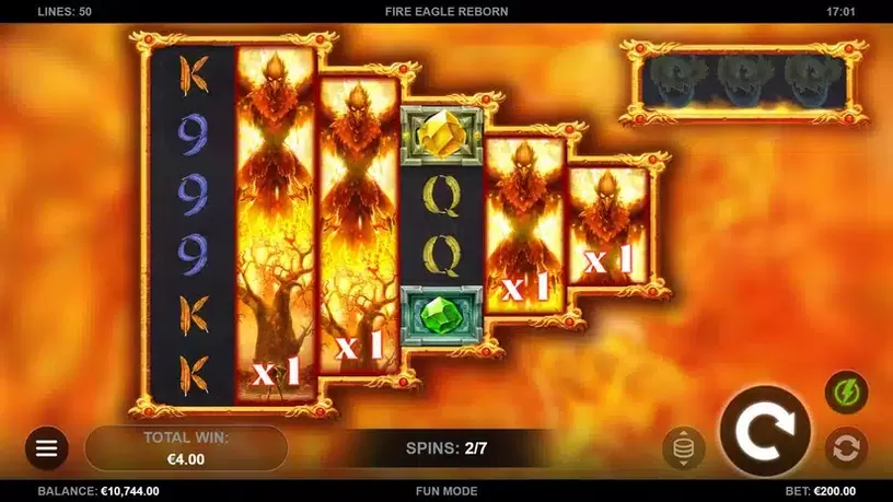 Fire Eagle Reborn slot screenshot 5