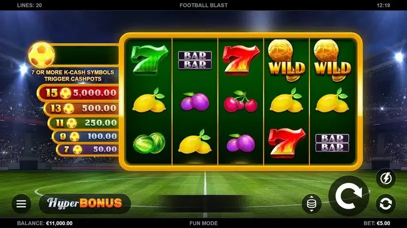 Football Blast slot screenshot 1