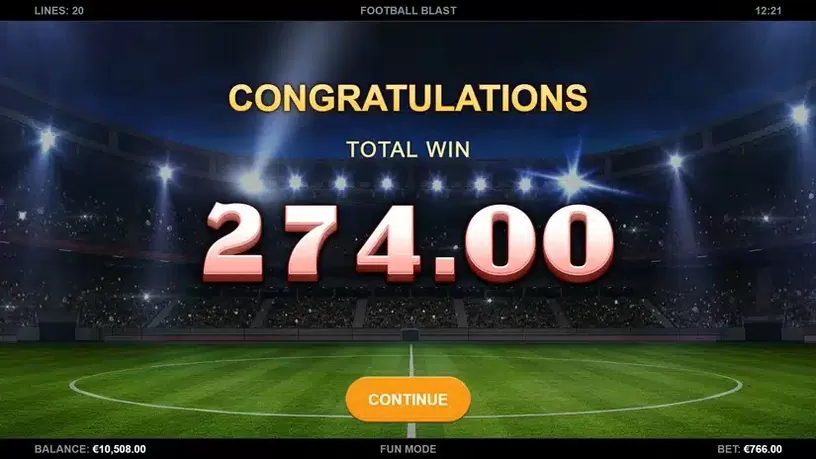 Football Blast slot screenshot 7
