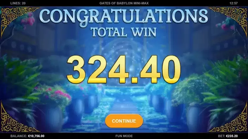 Gates of Babylon Mini-Max slot screenshot 7