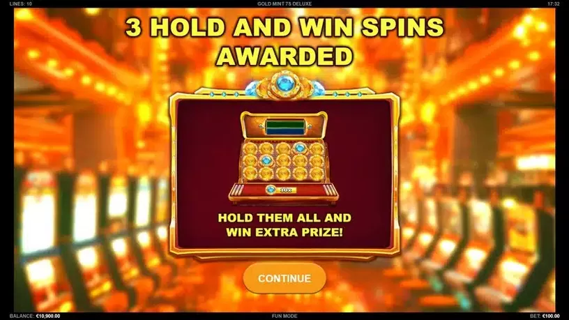 Gold Mint 7s Deluxe slot screenshot 2