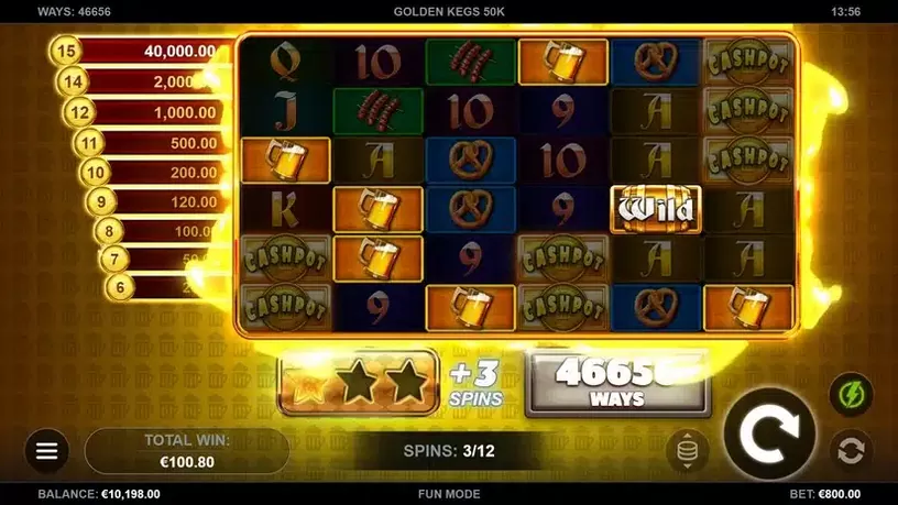 Golden Kegs 50K slot screenshot 4
