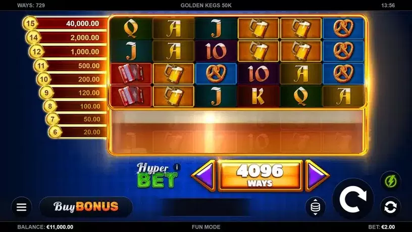 Golden Kegs 50K slot screenshot 1