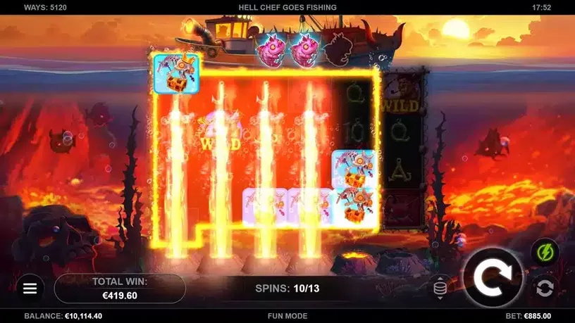 Hell Chef Goes Fishing slot screenshot 6