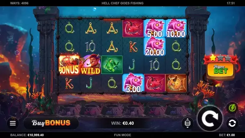 Hell Chef Goes Fishing slot screenshot 1