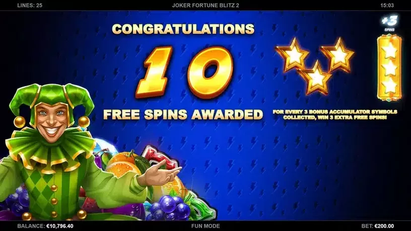 Joker Fortune Blitz 2 slot screenshot 2