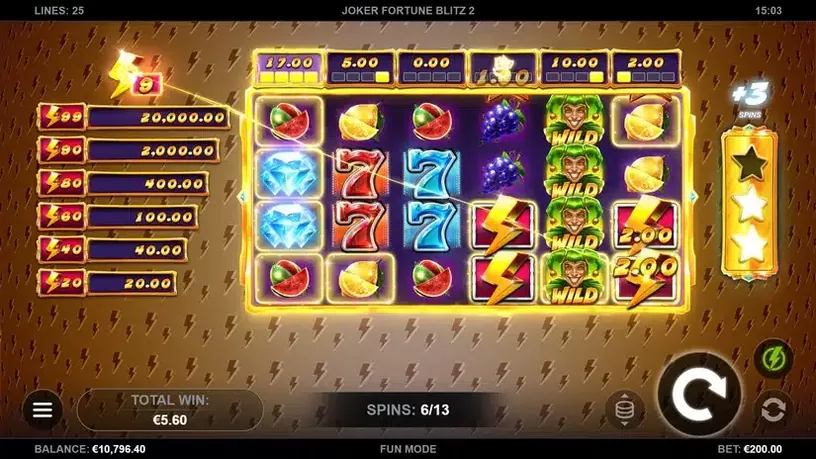 Joker Fortune Blitz 2 slot screenshot 6