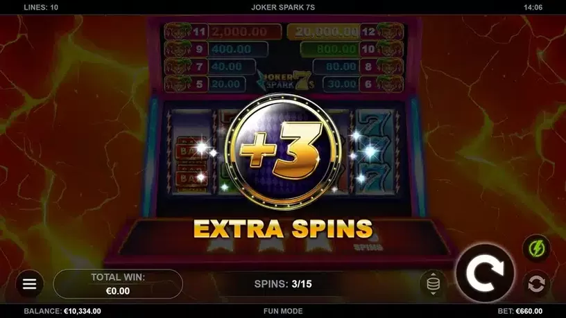 Joker Spark 7s slot screenshot 3
