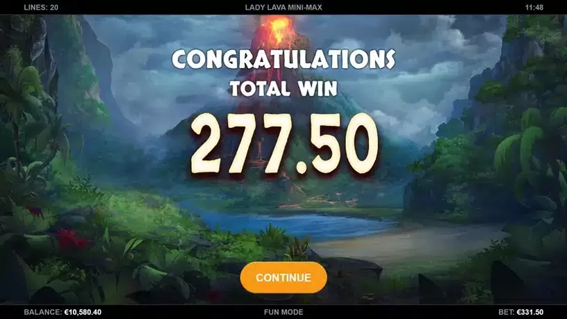 Lady Lava Mini-Max slot screenshot 8
