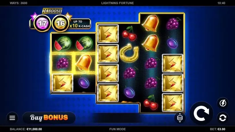 Lightning Fortune slot screenshot 1