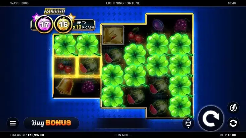 Lightning Fortune slot screenshot 2