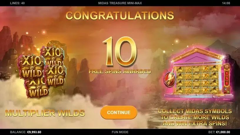 Midas Treasure Mini-Max slot screenshot 3