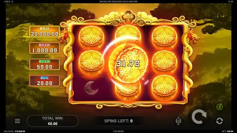 Mooncake Dragons Hold and Win slot screenshot 4