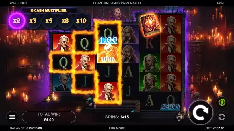 Phantom Family PrizeMatch slot screenshot 4