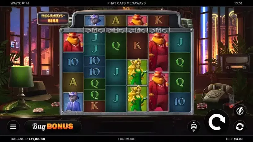 Phat Cats Megaways slot screenshot 1