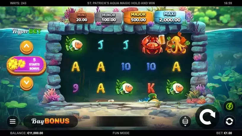St. Patrick’s Aqua Magic slot screenshot 1