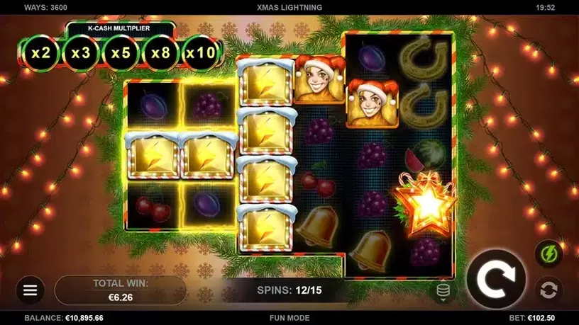 Xmas Lightning slot screenshot 4