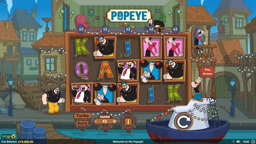 Popeye slot screenshot 1