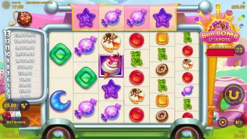 Bon Bomb Luxpots slot screenshot 1