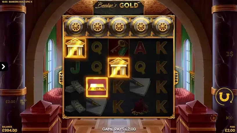 Banker’s Gold Epic X slot screenshot 3