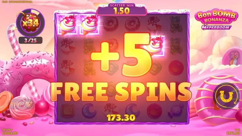 Bon Bomb Bonanza Hyperboom slot screenshot 5